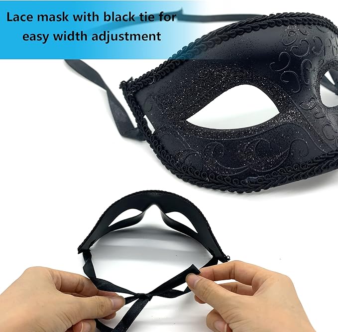 Augenmaske Maskerade Maske Spitze Augenmaske Maskerade 2-teiliges Party-Metall-Diamant-Eisen-Masken-Set, Maskerade-Maskerade-Masken, Paar-Maskerade-Masken Augenklappen, Halloween Masken